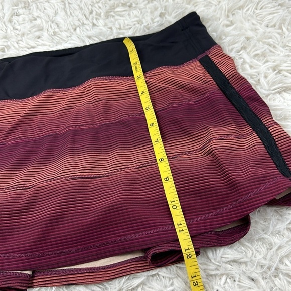 Lululemon Pace Rival Skirt II (Regular) Simply Radiant Pink Paradise Black - Picture 2 of 6